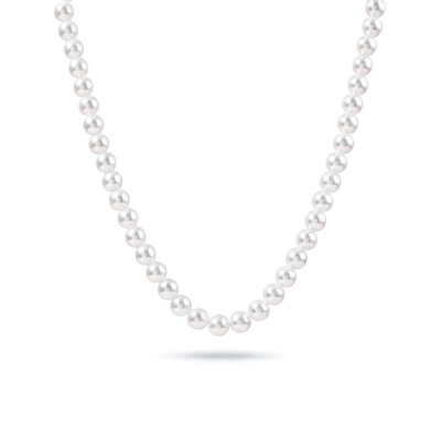 Women's 4mm/5mm/6mm/8mm/10mm Pearl Necklace