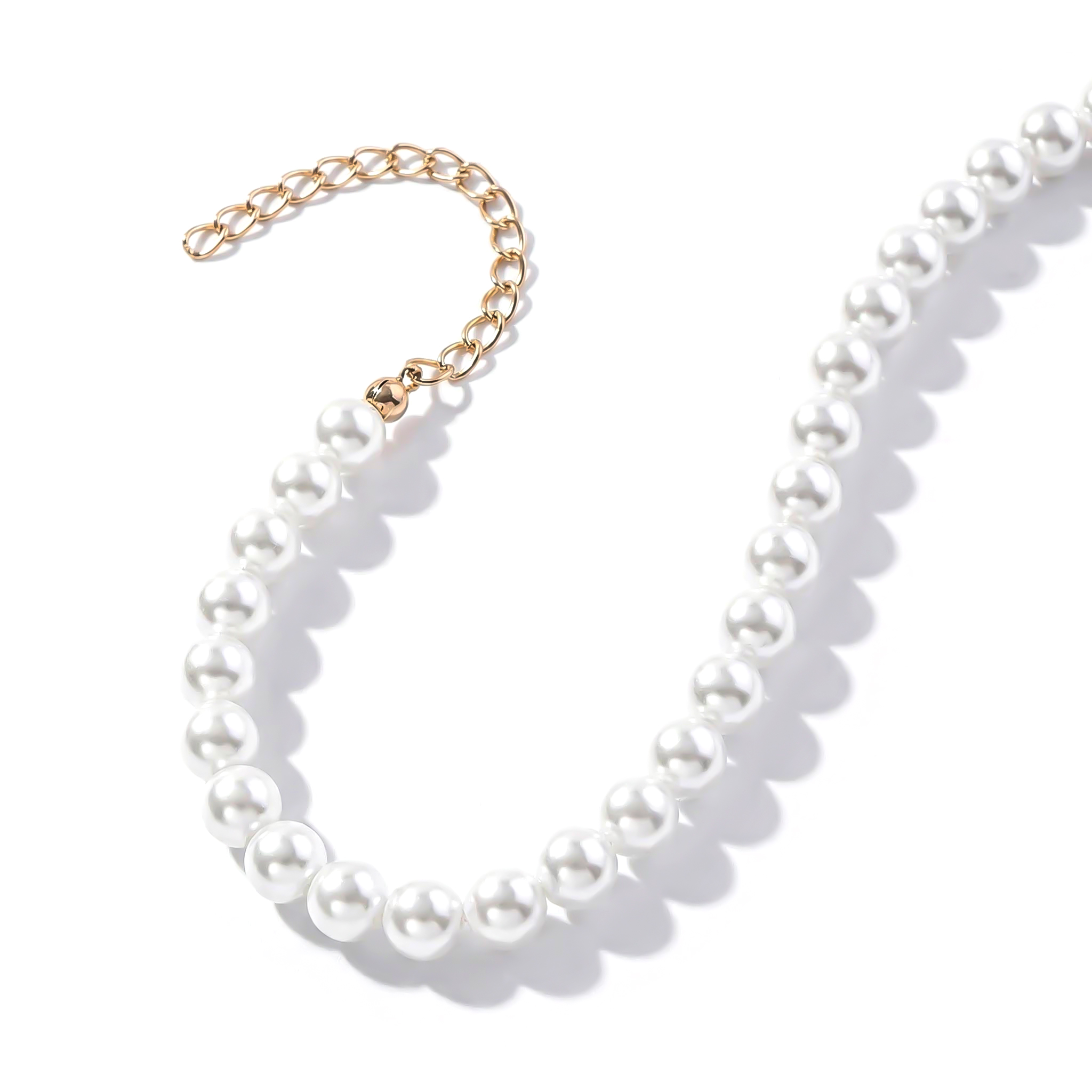 Women's 4mm/5mm/6mm/8mm/10mm Pearl Necklace