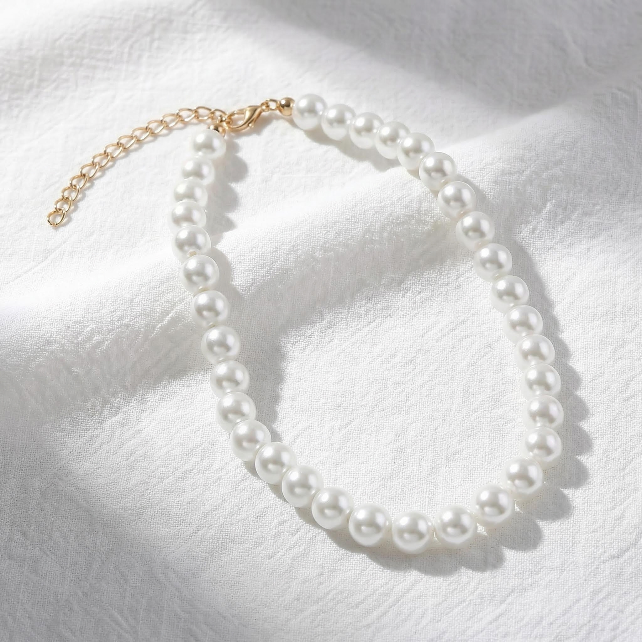 Women's 4mm/5mm/6mm/8mm/10mm Pearl Necklace