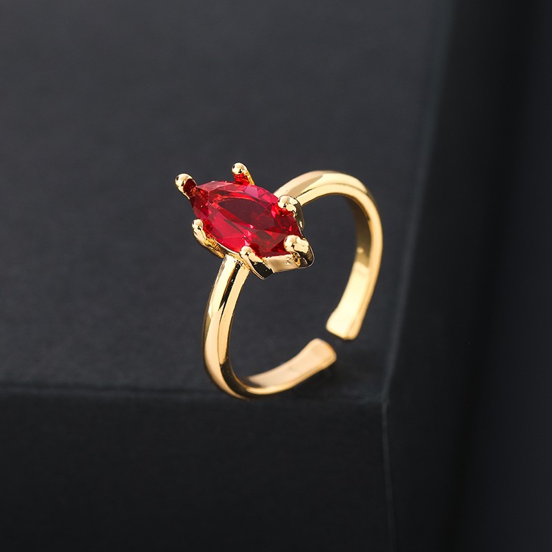  Marquise Cut Open Ring