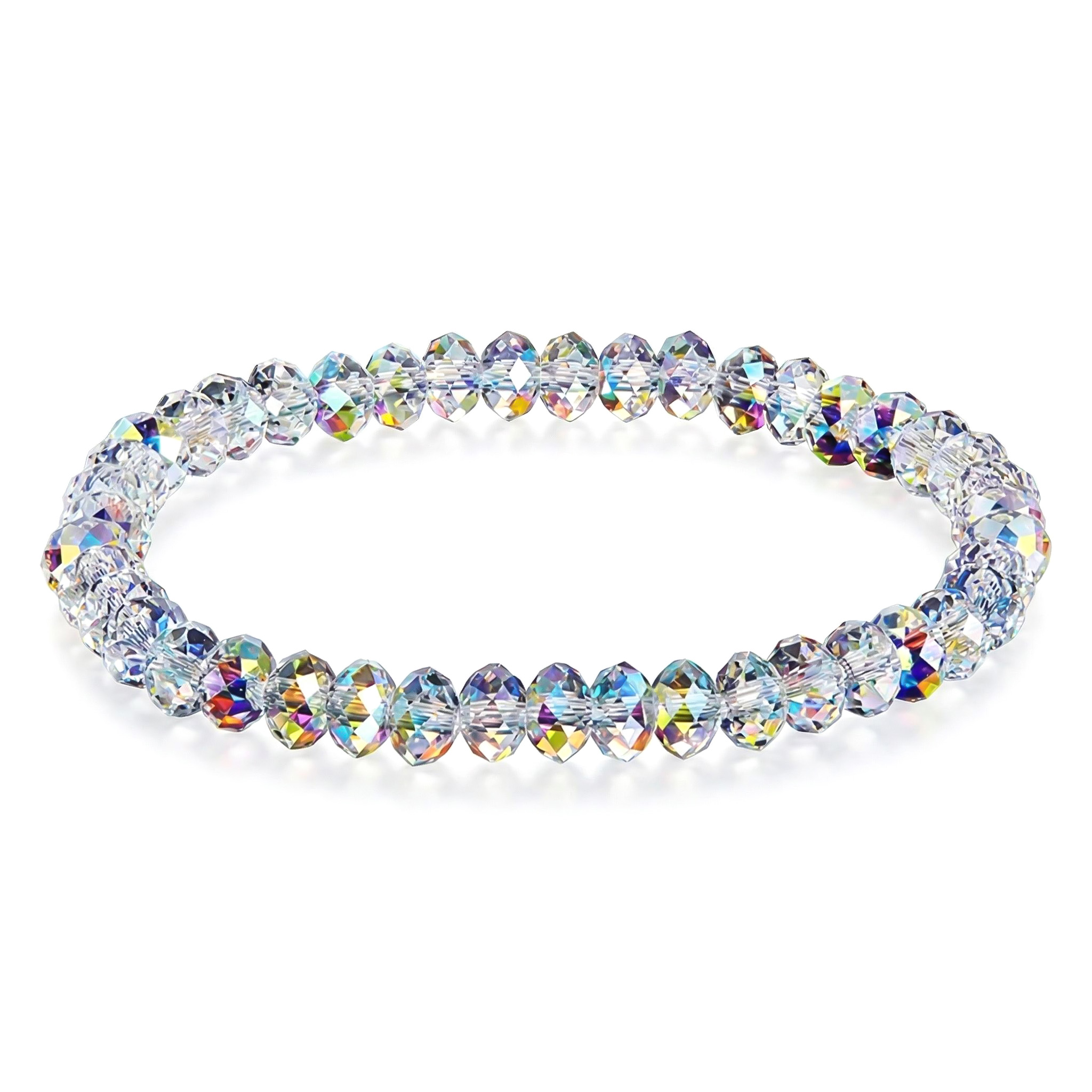 Multicolor Crystal Beaded Bracelet