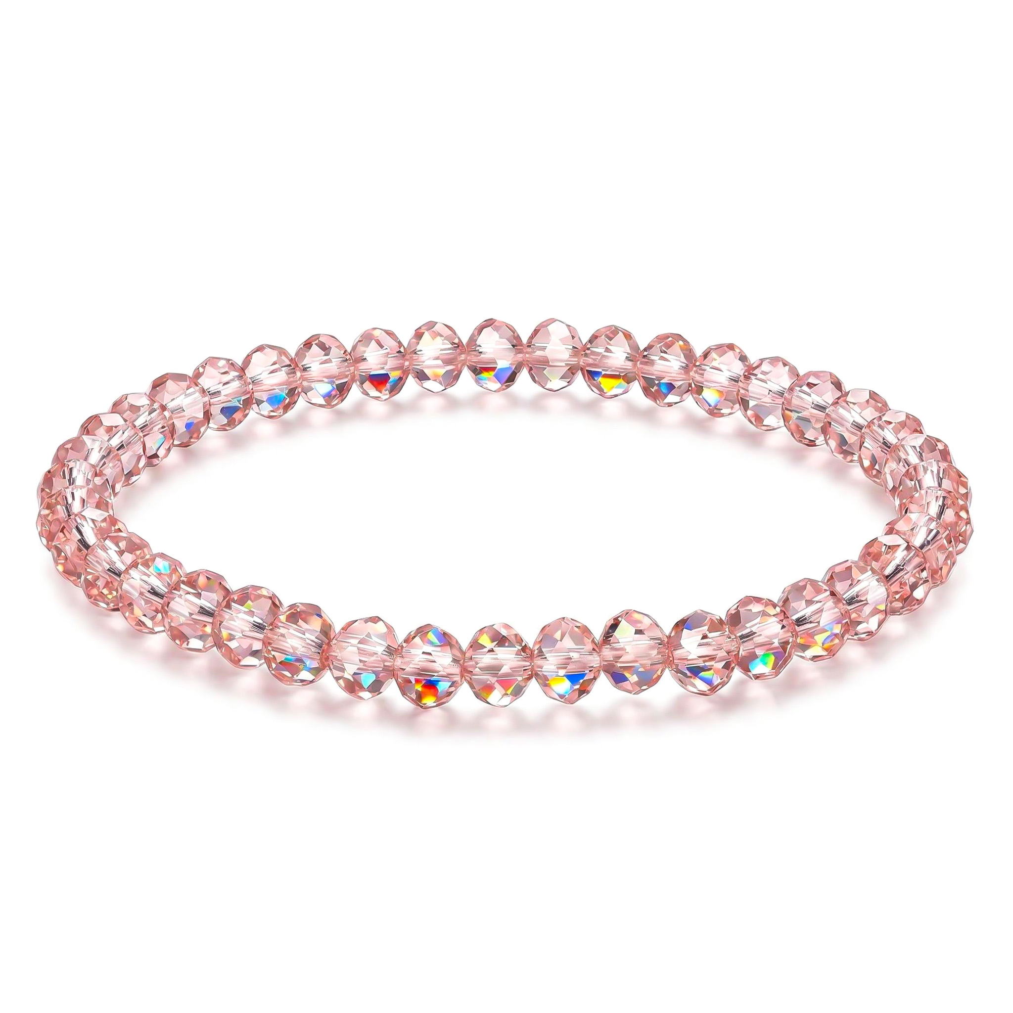 Multicolor Crystal Beaded Bracelet