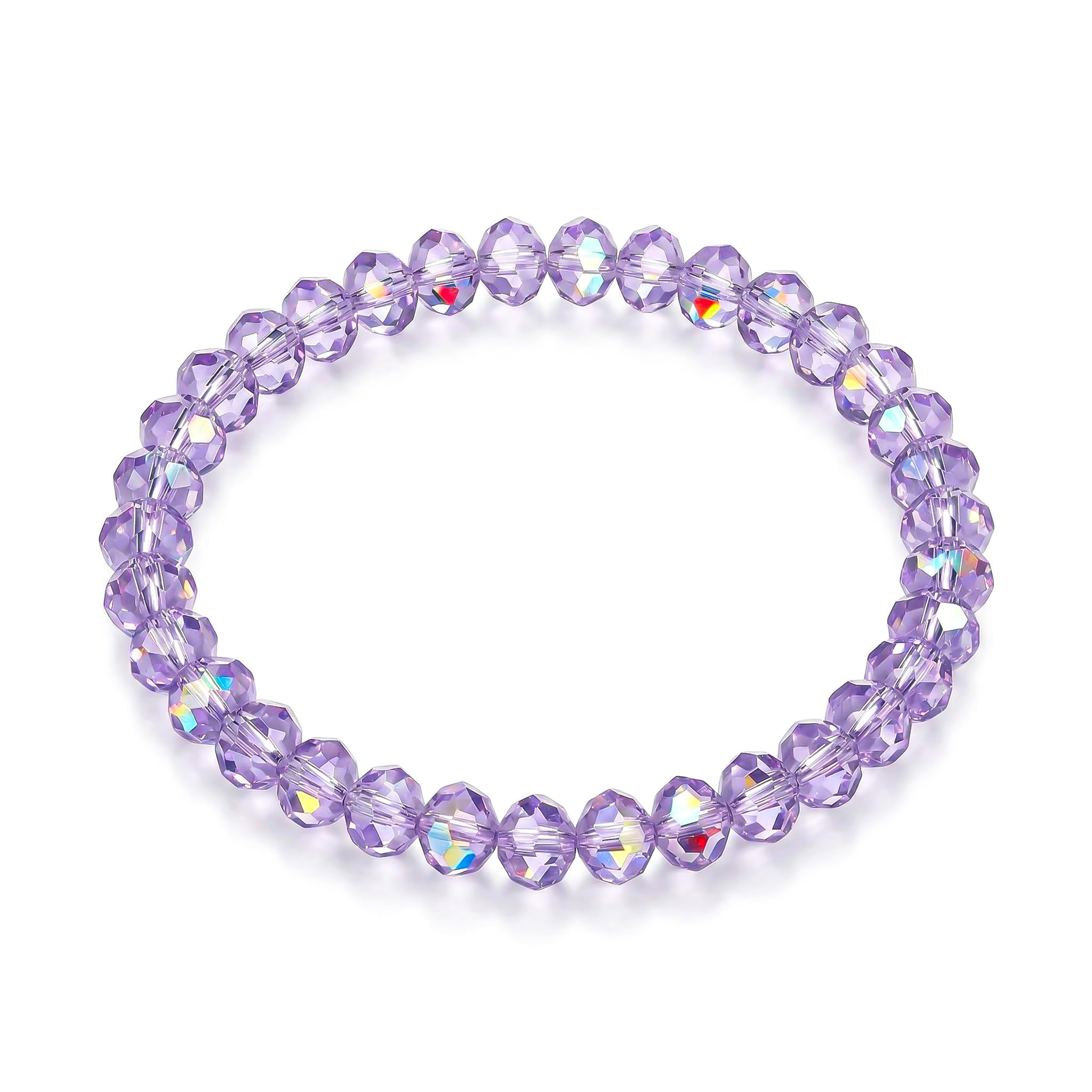 Multicolor Crystal Beaded Bracelet