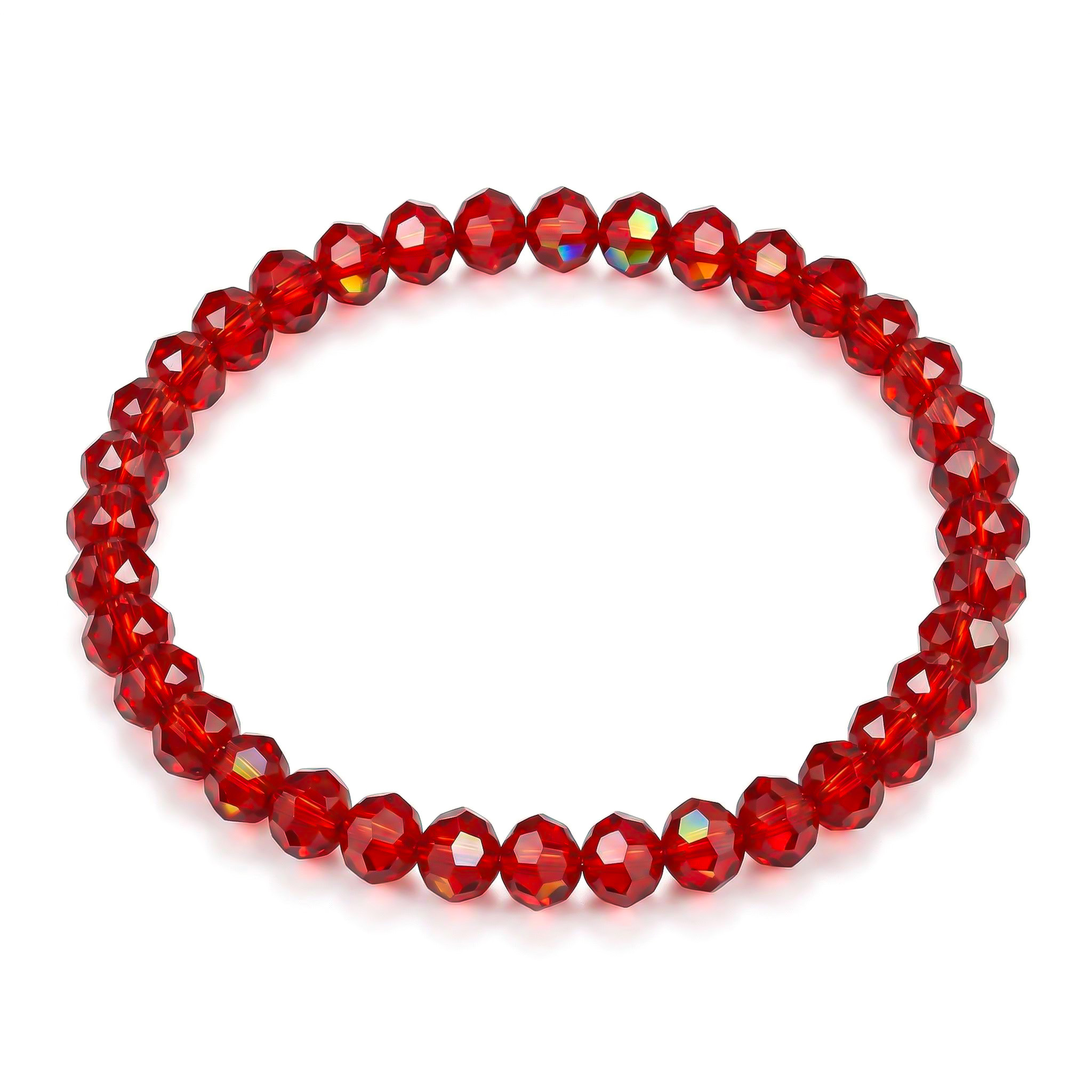 Multicolor Crystal Beaded Bracelet