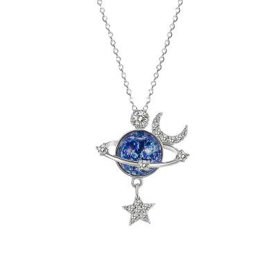 You are the Most Special Star in the Universe Star Moon Necklace