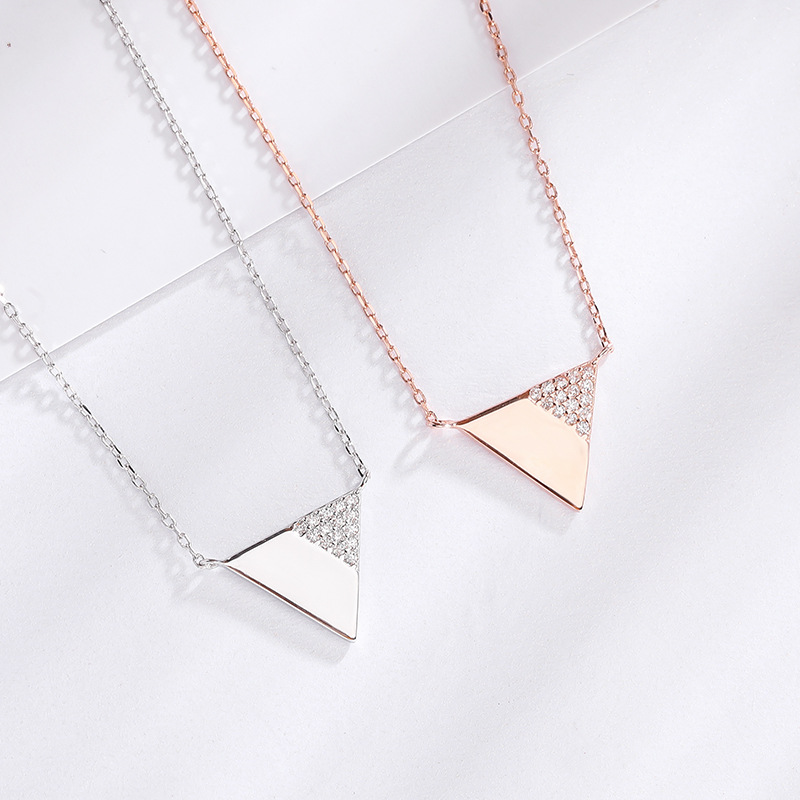  S925 My Badass Tribe Triangle Necklace - For Friend