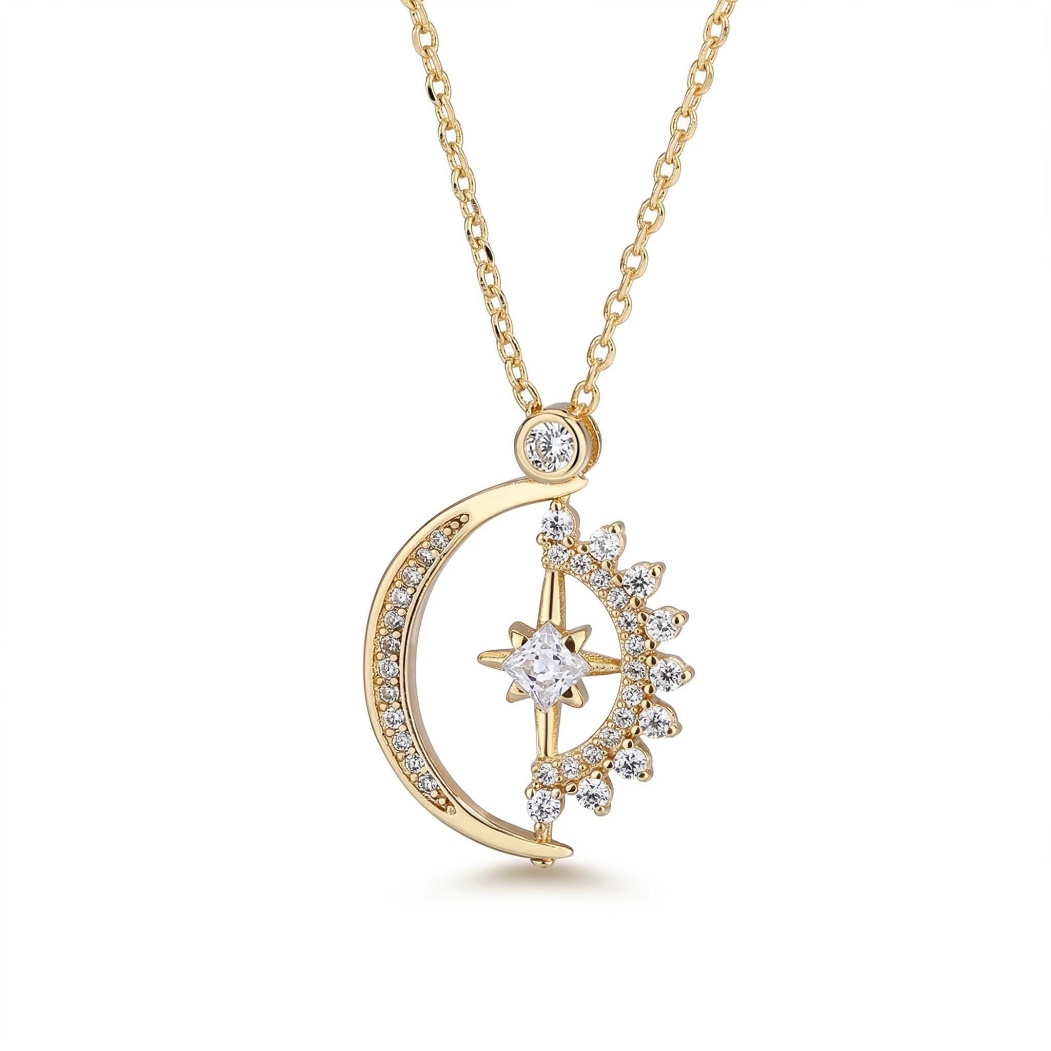 Badass Squad Have Each Other's Back Sun Moon And Star Necklace Badass Squad Have Each Other's Back Sun Moon And Star Necklace