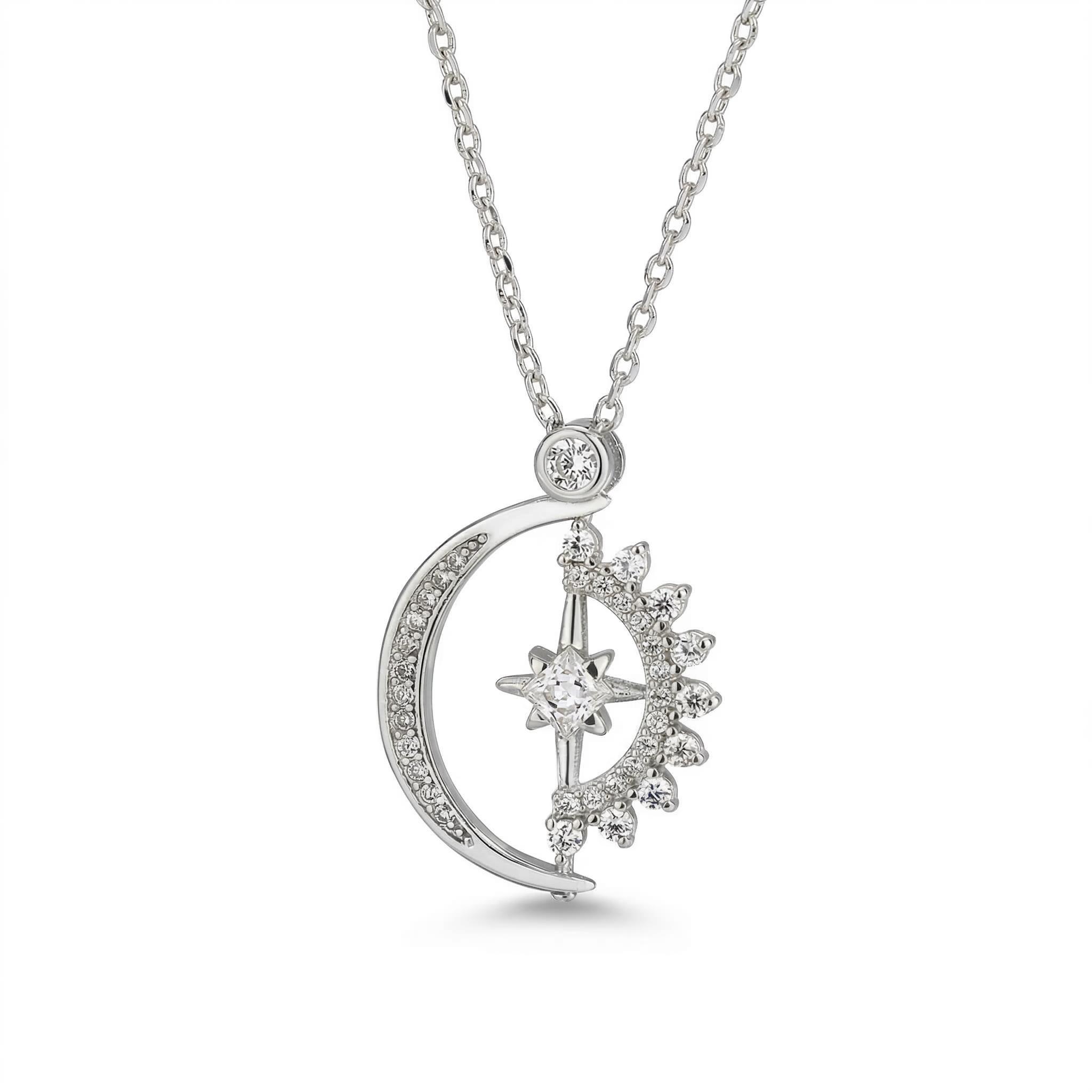 Badass Squad Have Each Other's Back Sun Moon And Star Necklace Badass Squad Have Each Other's Back Sun Moon And Star Necklace