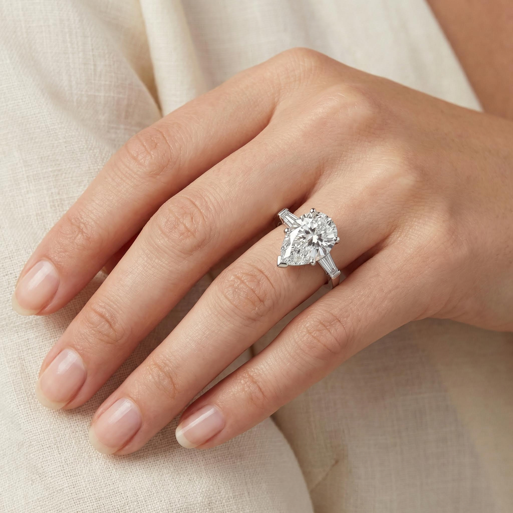 Pear Cut Engagement Ring Pear Cut Engagement Ring