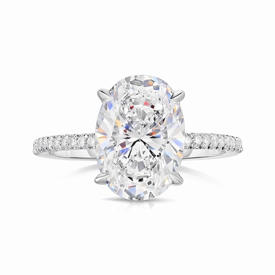 Oval Cut Engagement Ring