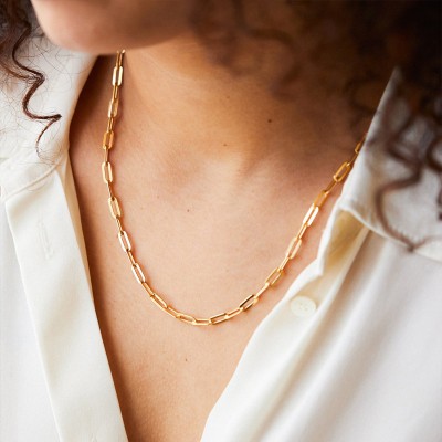Paperclip Rolo Chain