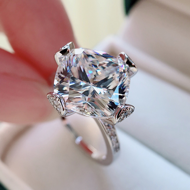 Ice Flower Cut Engagement Ring