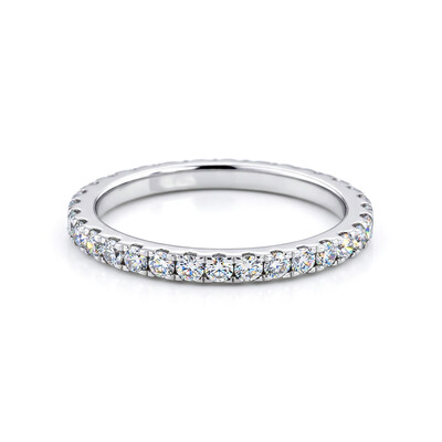 Slim Pave Eternity Ring