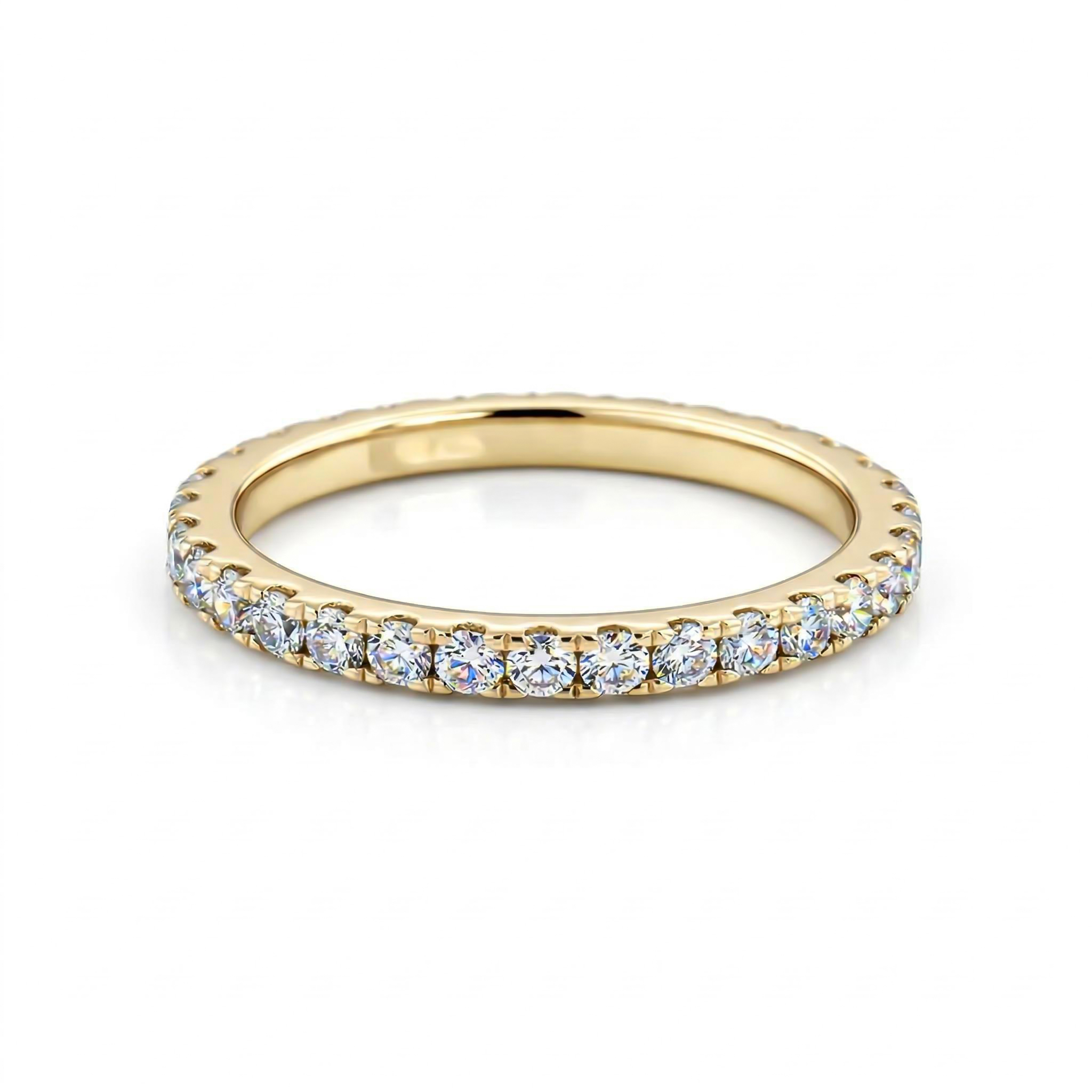Slim Pave Eternity Ring