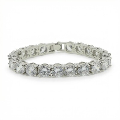 Women's Iced 8mm Tennis Bracelet