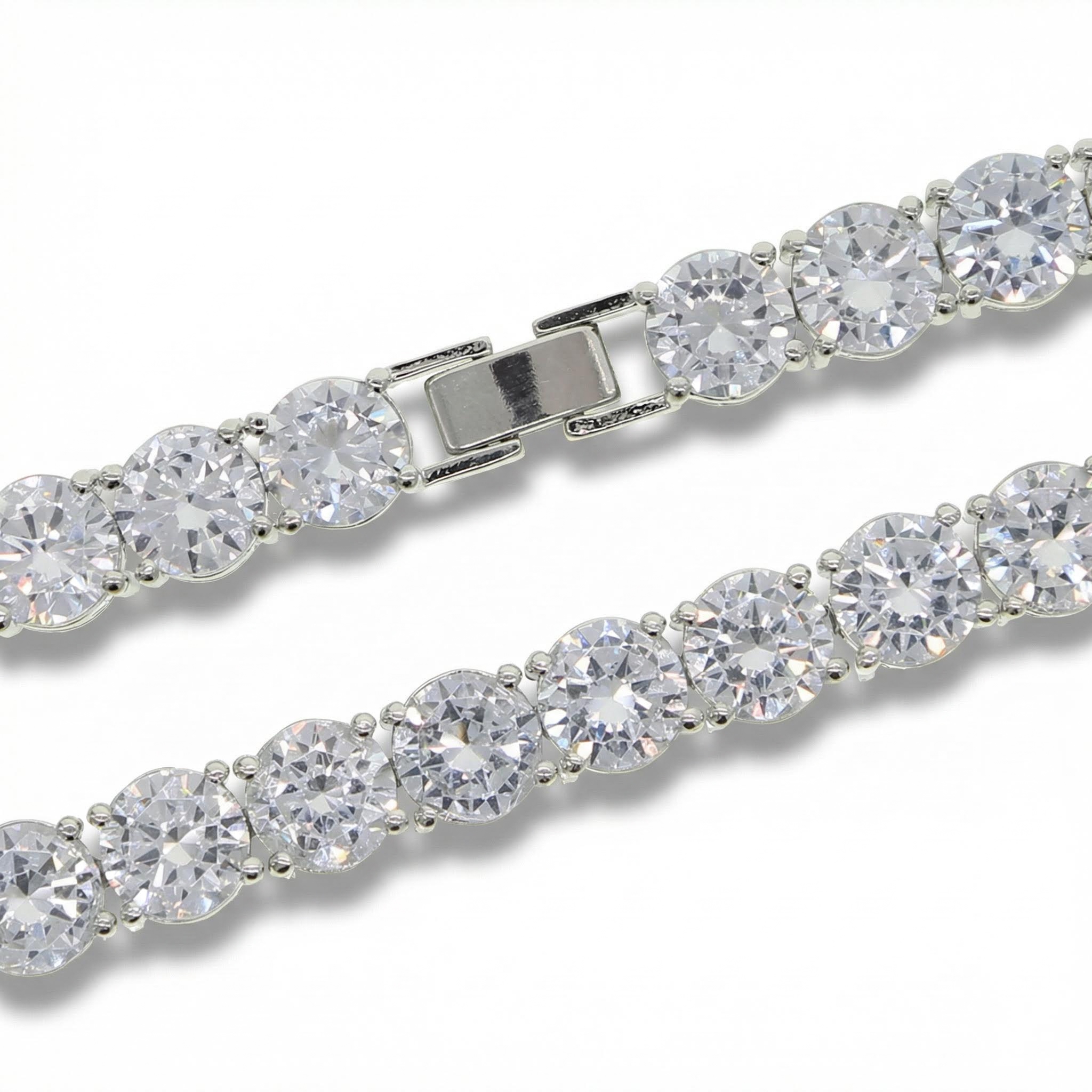 Women's Iced 8mm Tennis Bracelet