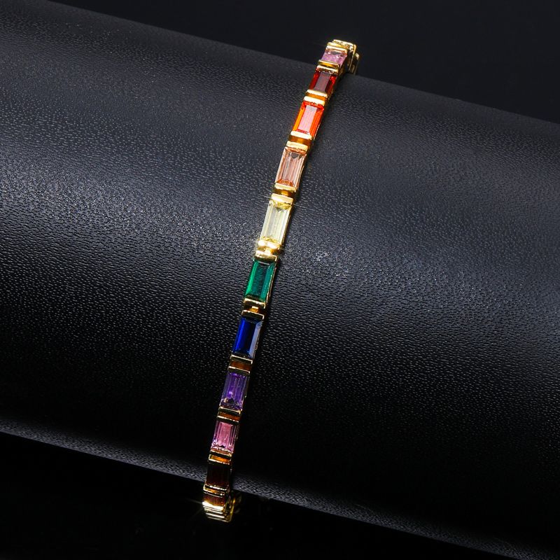 3mm Colorful Stones Tennis Bracelet