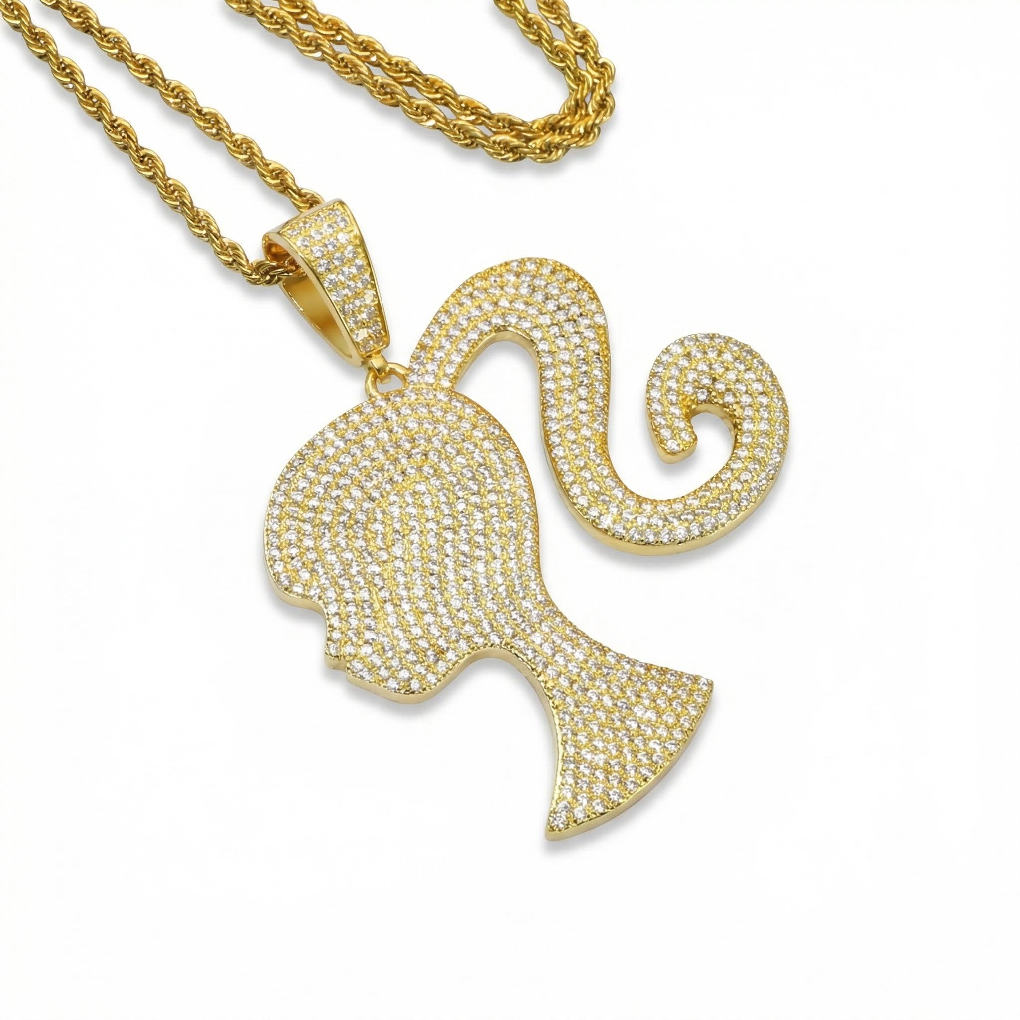 Iced Girl Pendant Iced Girl Pendant