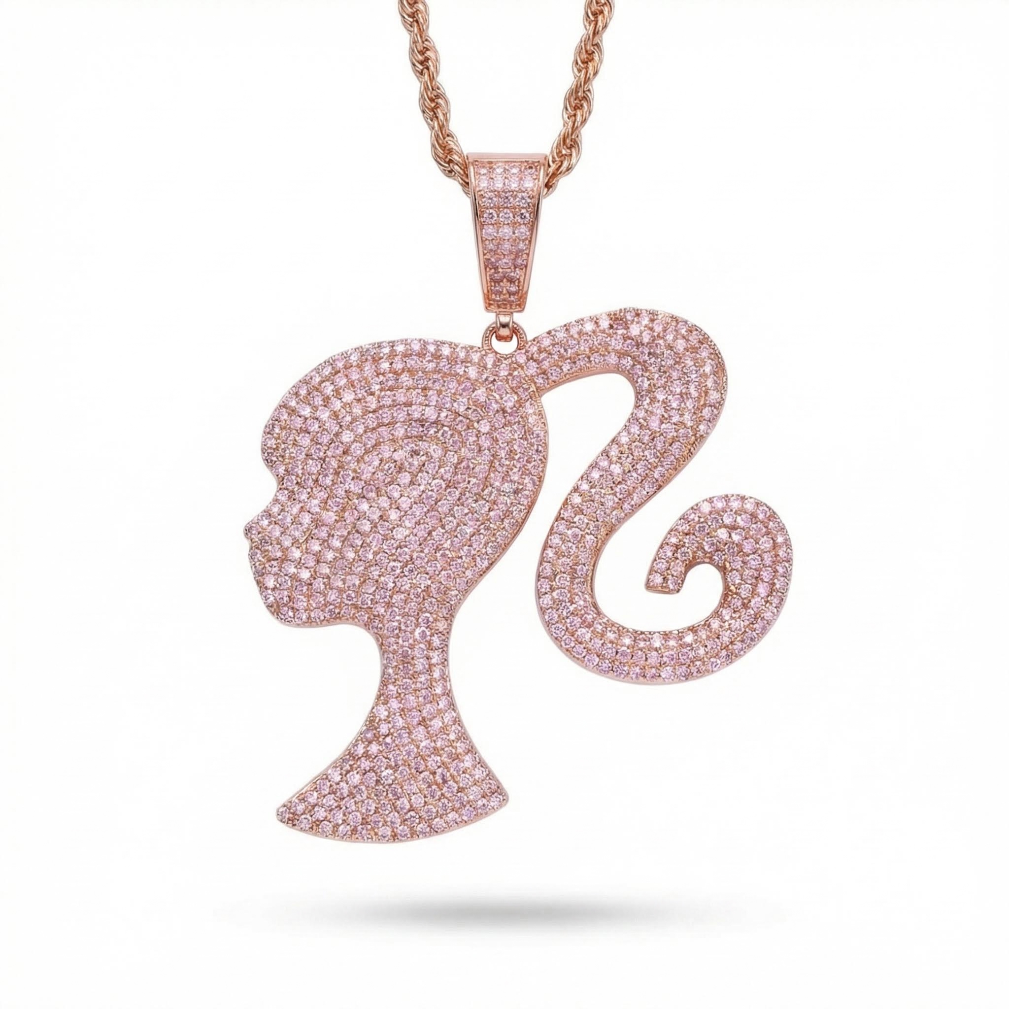 Iced Girl Pendant Iced Girl Pendant