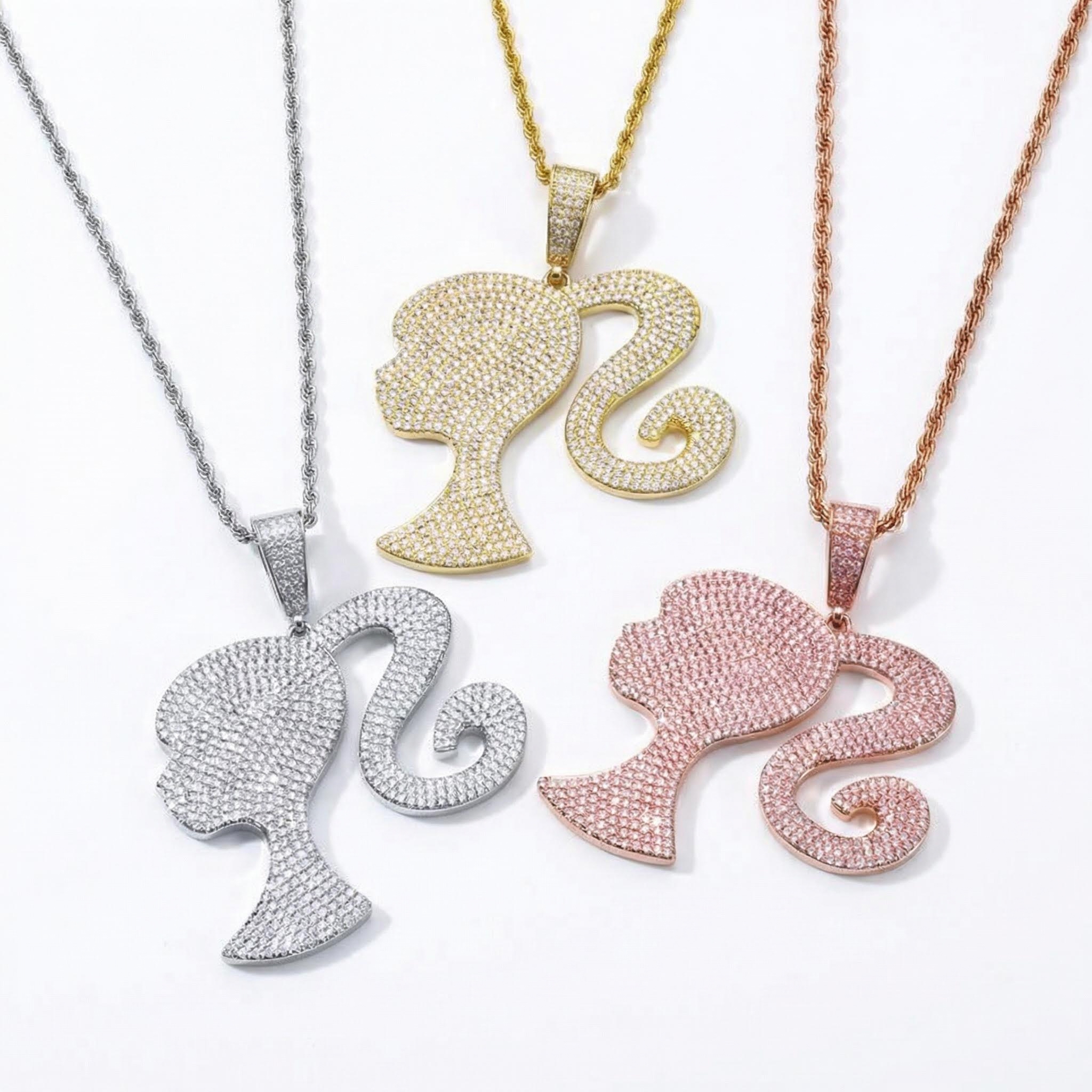 Iced Girl Pendant Iced Girl Pendant