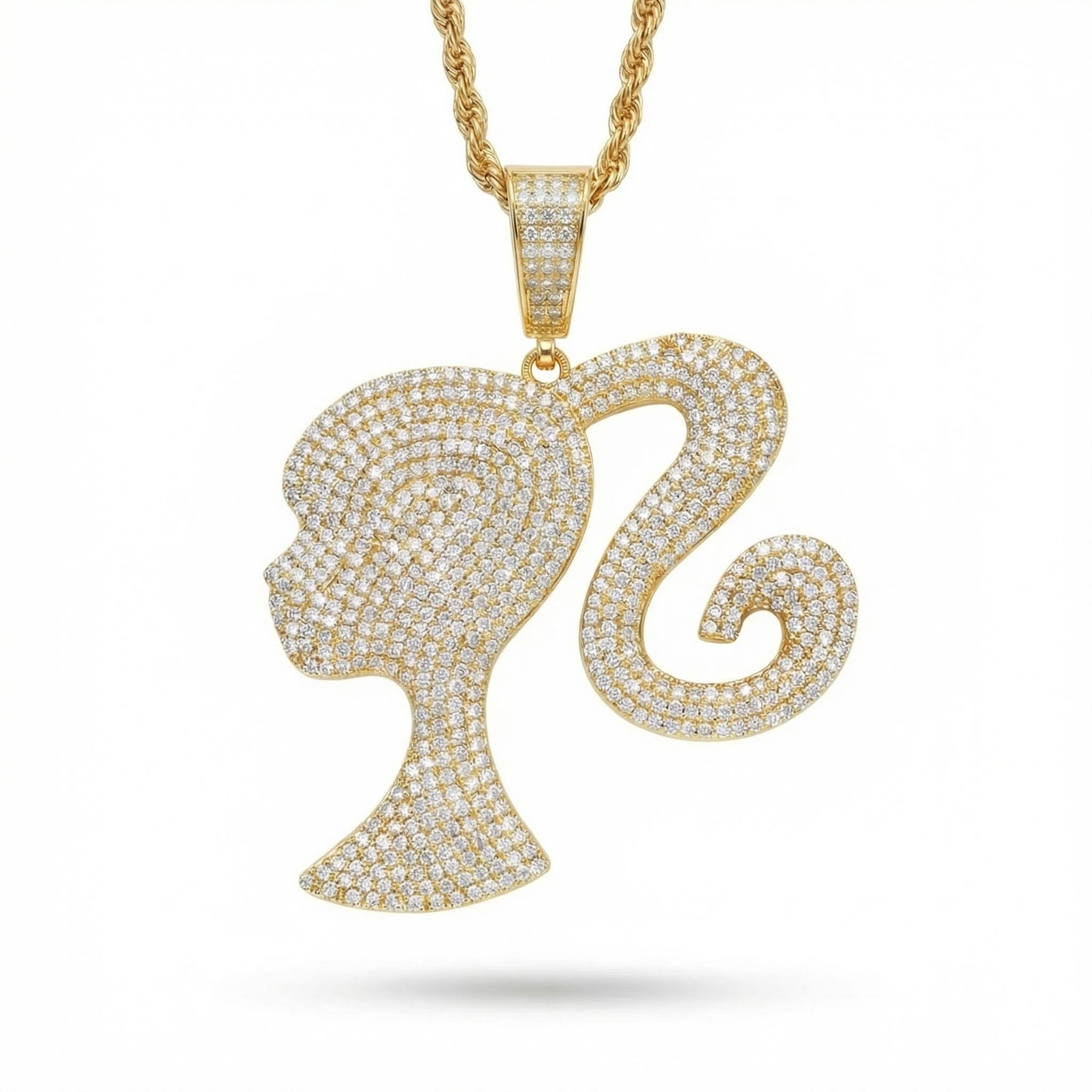 Iced Girl Pendant Iced Girl Pendant