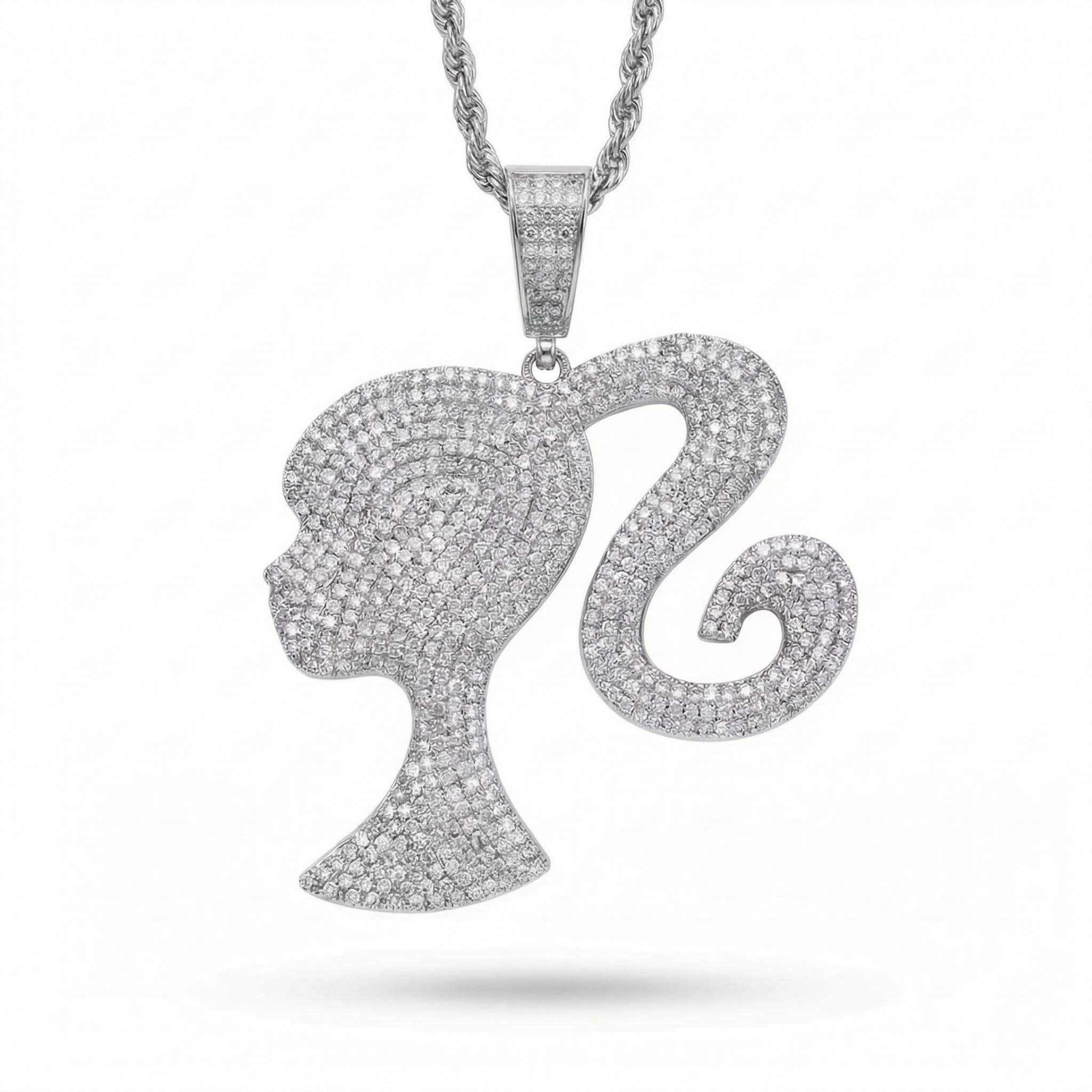 Iced Girl Pendant Iced Girl Pendant