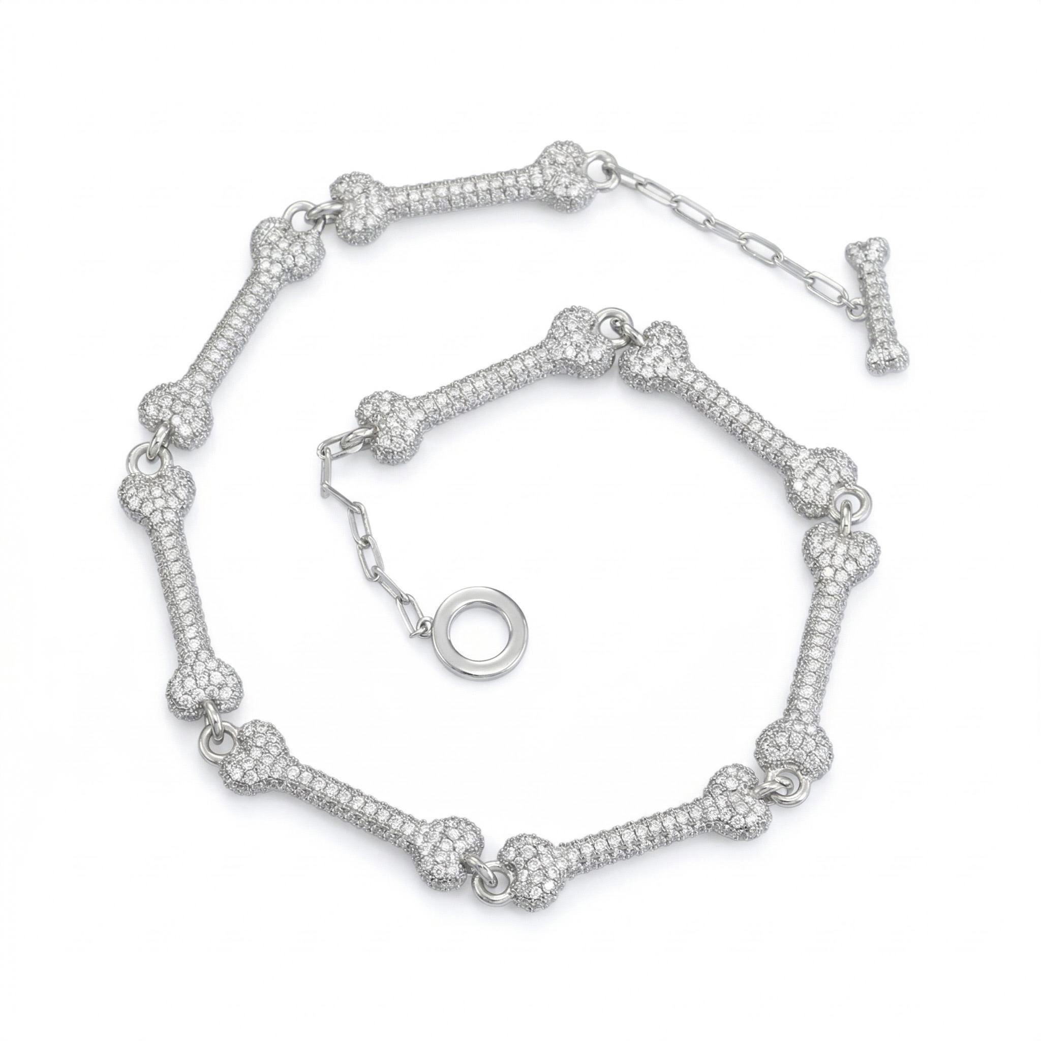 Iced Bone Necklace