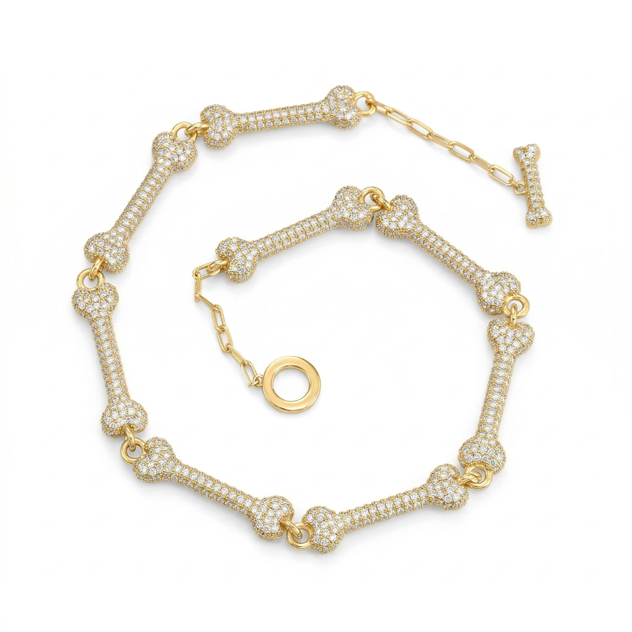 Iced Bone Necklace