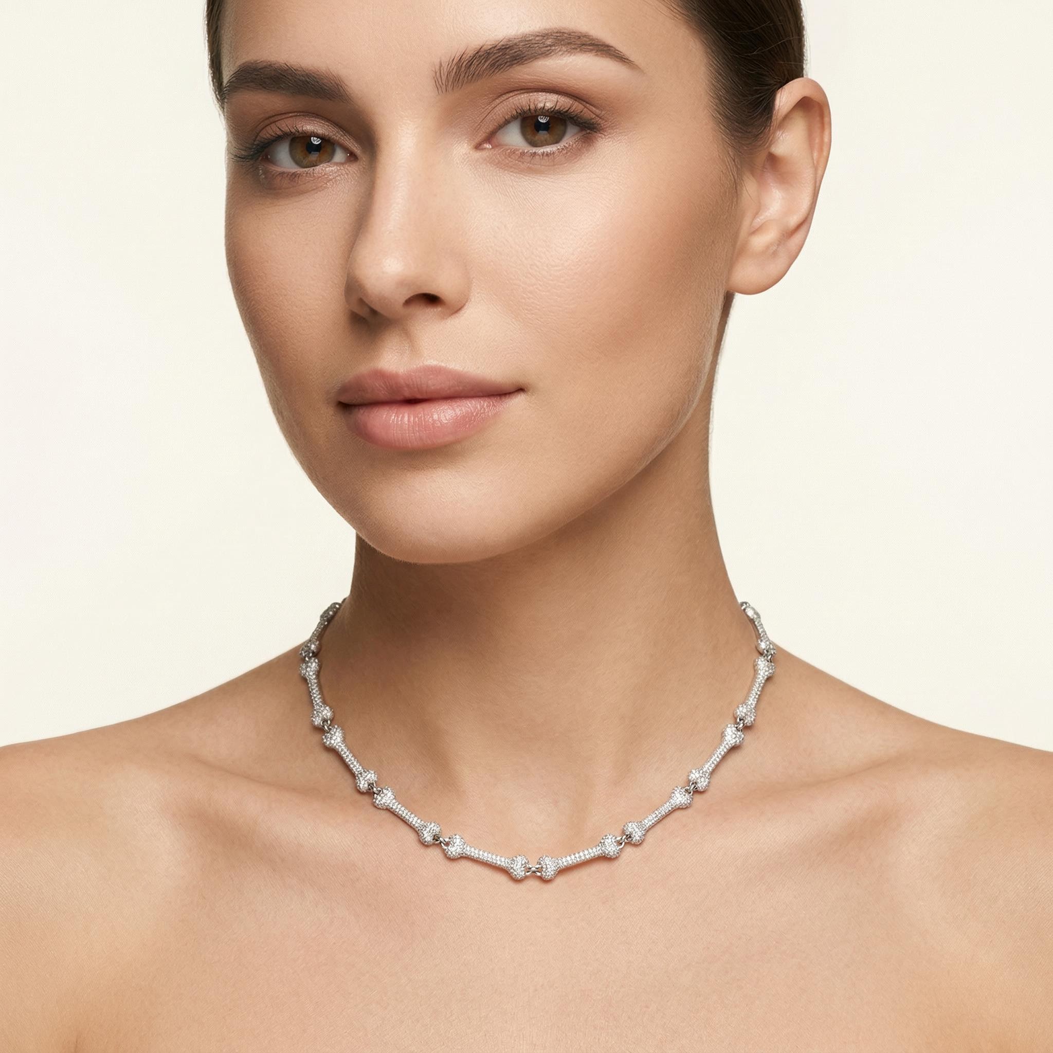 Iced Bone Necklace