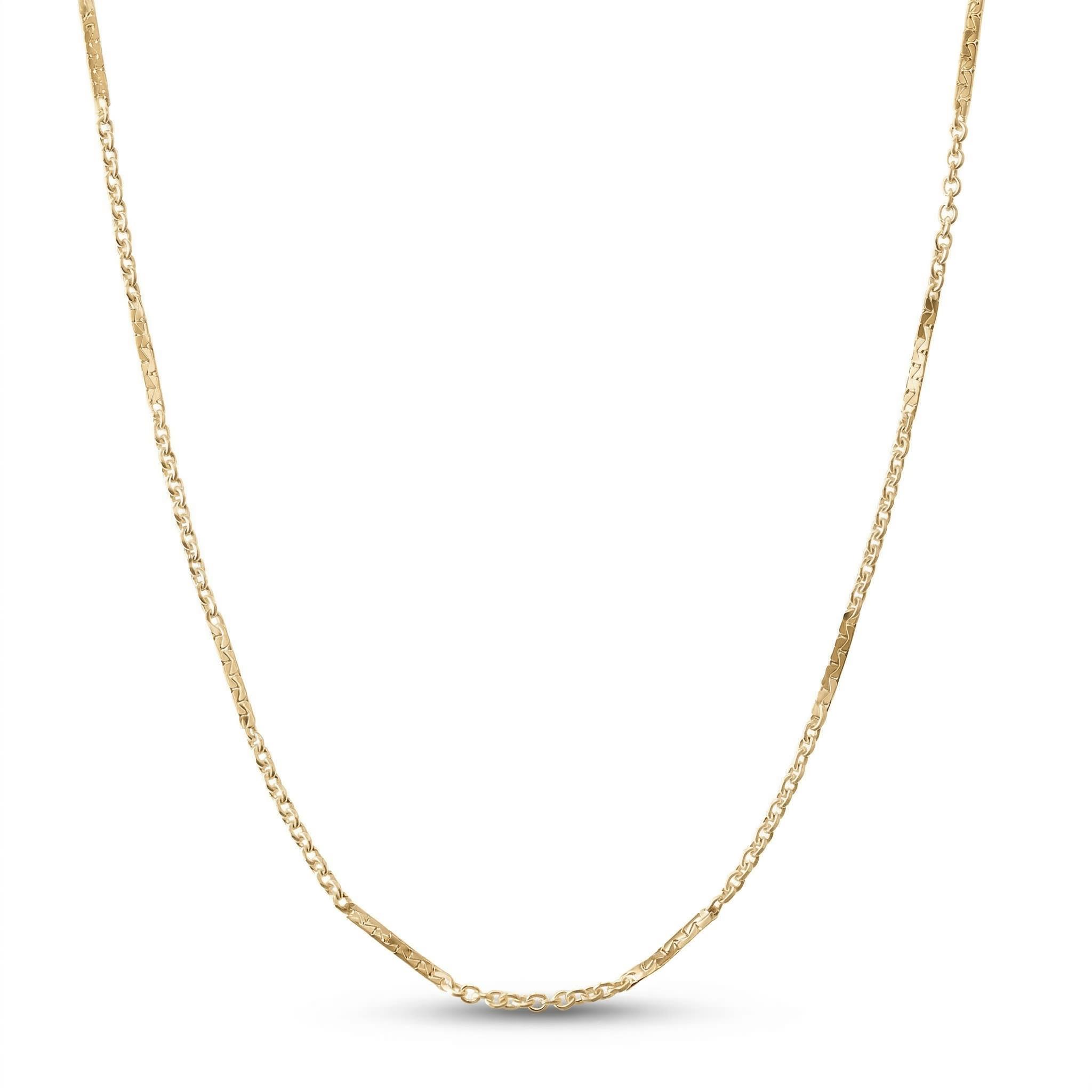 Sterling Silver O-Shape Combined Chain