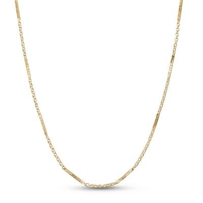 Sterling Silver O-Shape Combined Chain