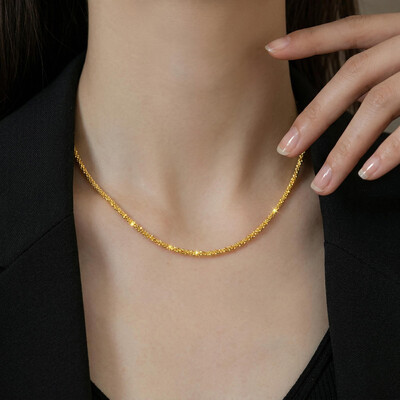 Sparkling Gypsophila Necklace