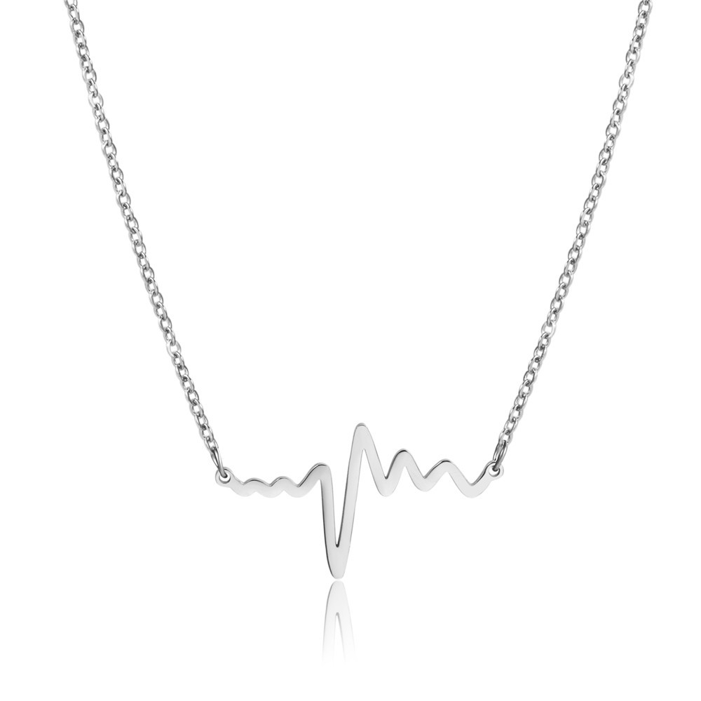 Fancy Stylish Heartbeat Necklace