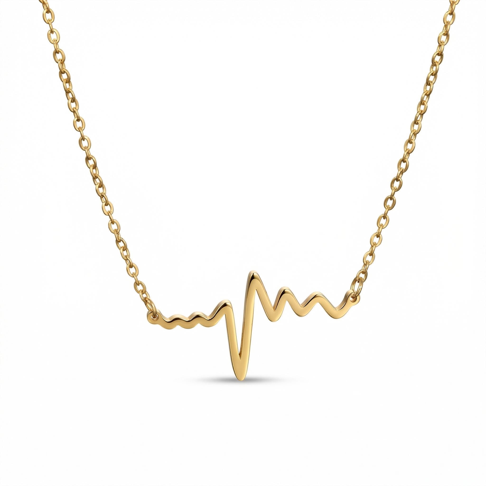 Fancy Stylish Heartbeat Necklace