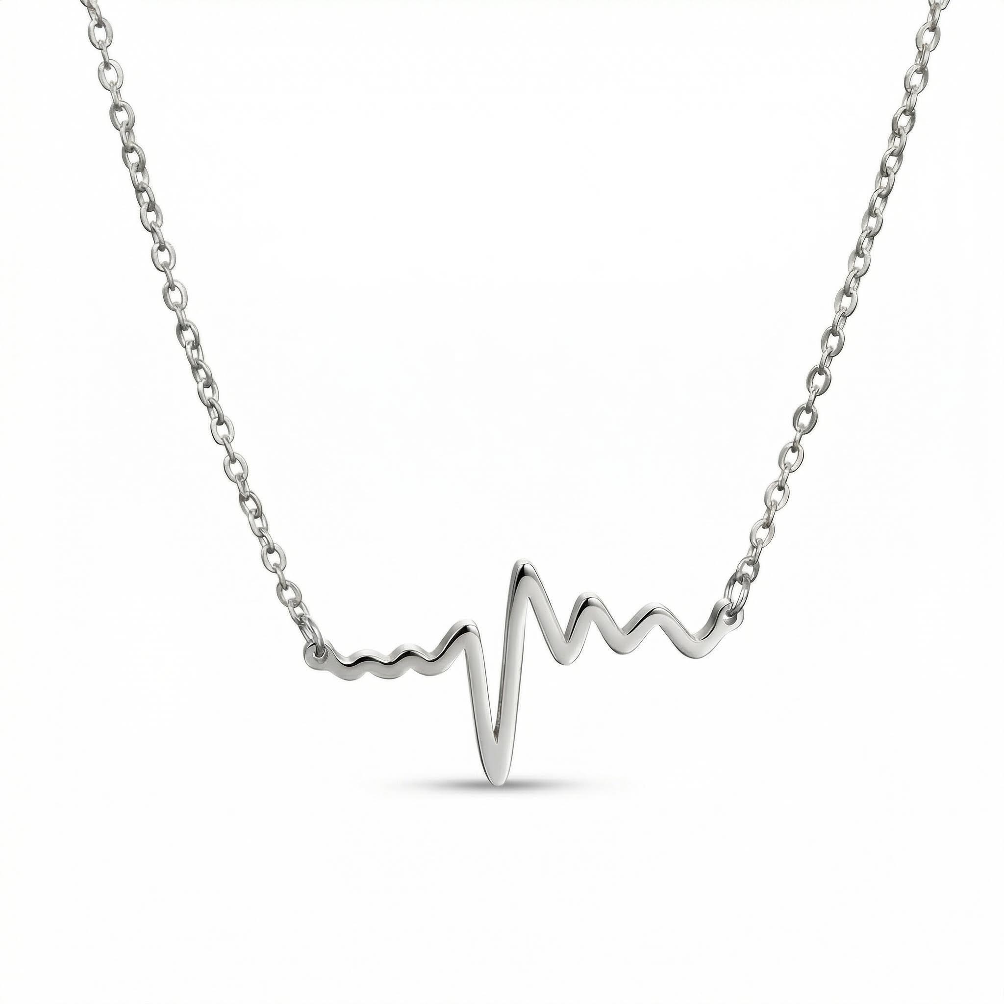 Fancy Stylish Heartbeat Necklace