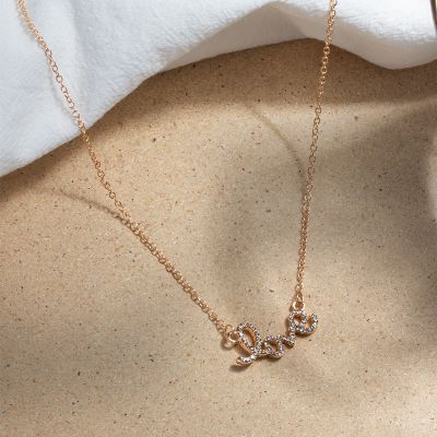 Iced Love Letter Necklace
