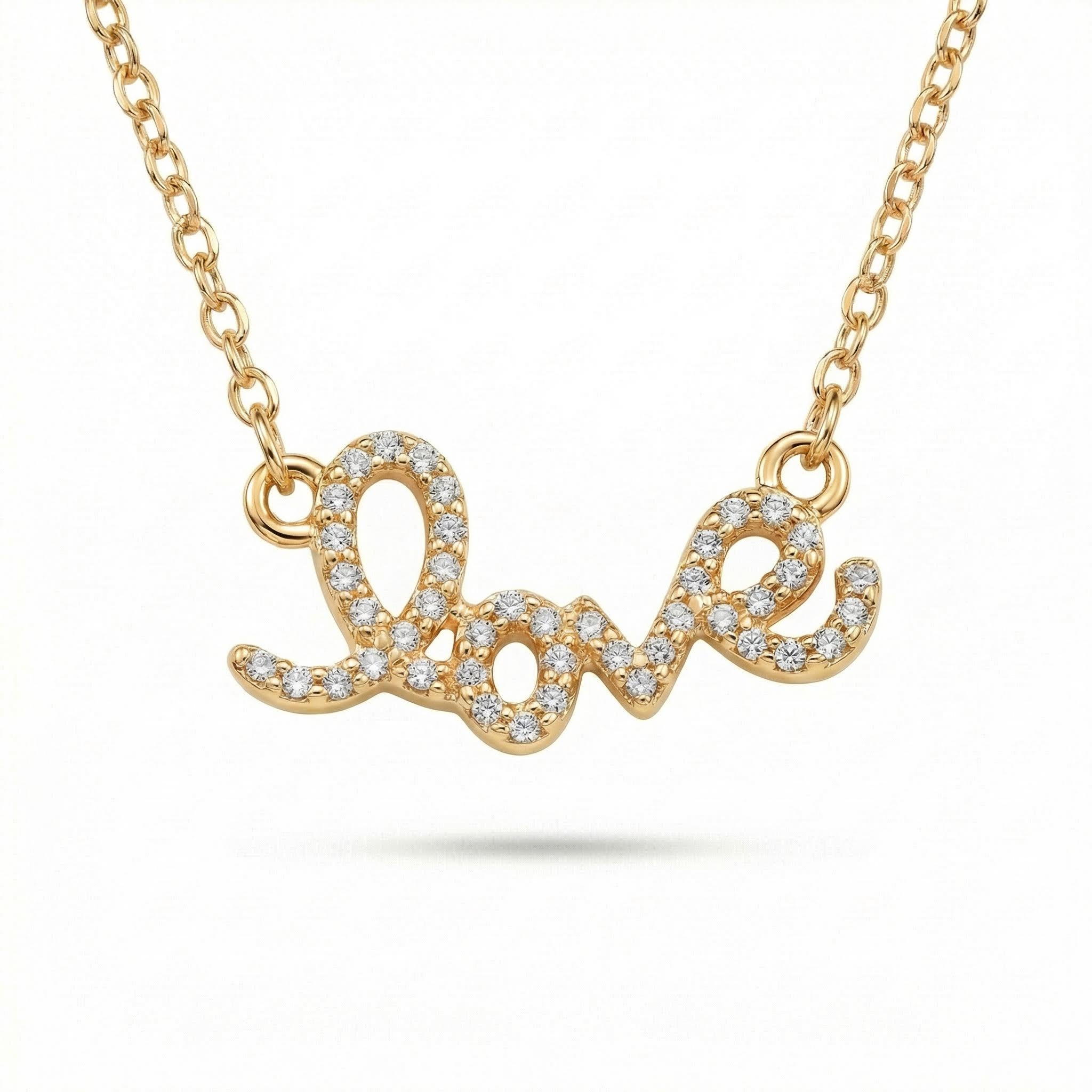 Iced Love Letter Necklace