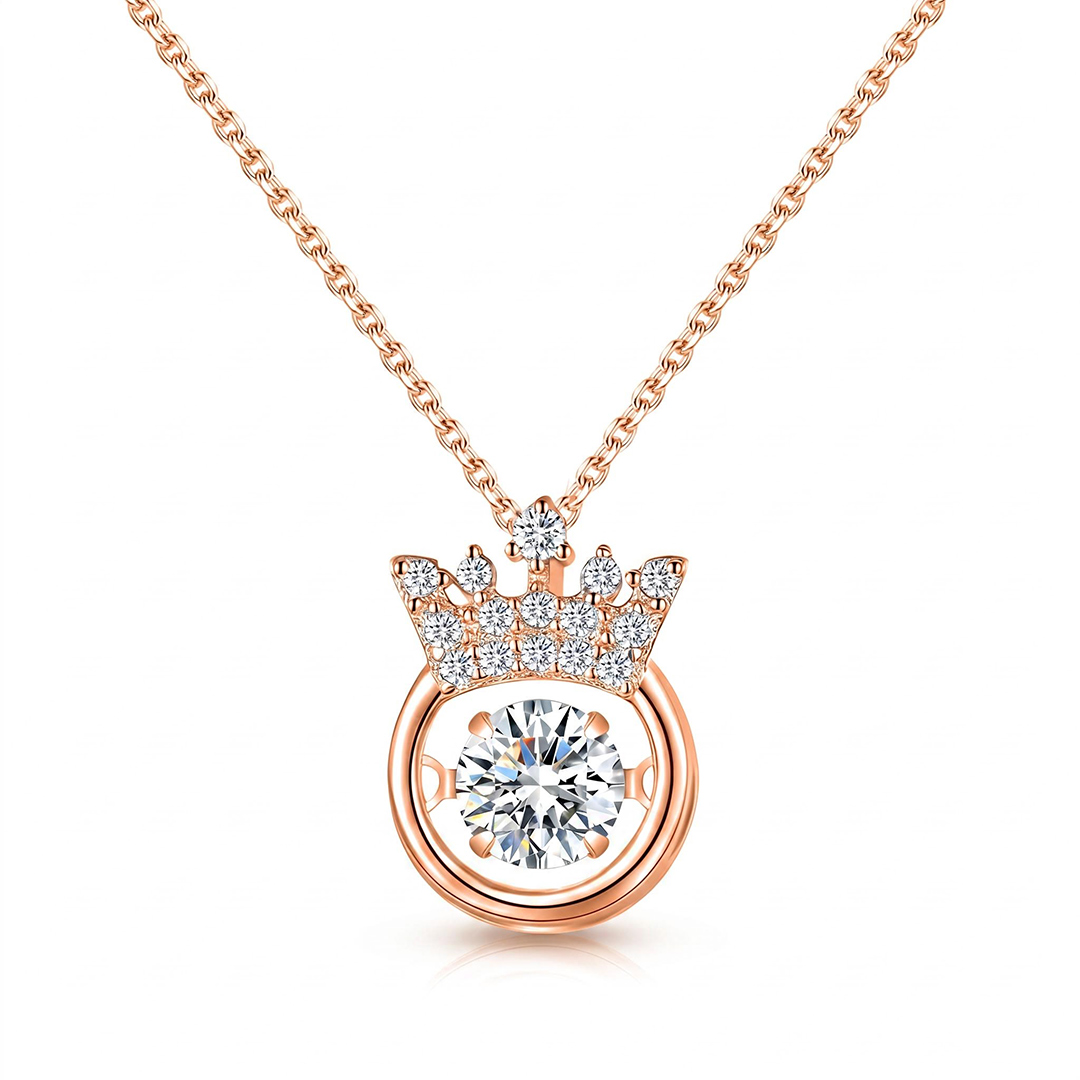 Straighten Your Crown Sparkling Dance Necklace - For Daughter