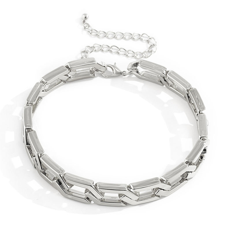Rhombus Chain Choker Necklace