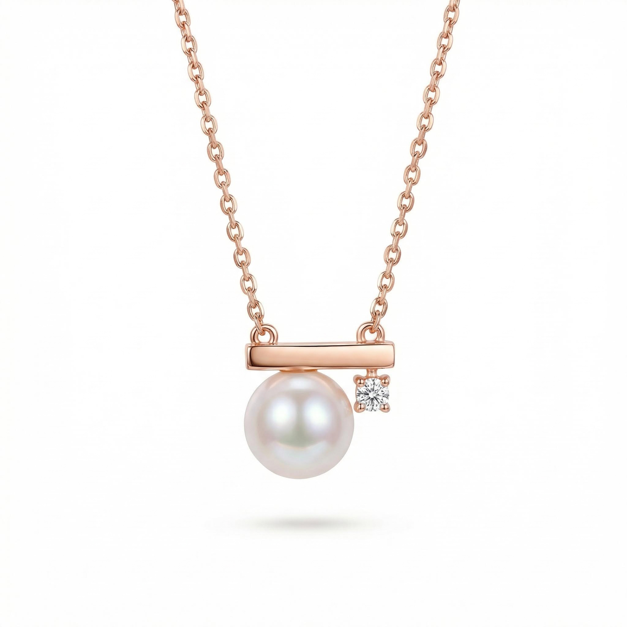 S925 Pearl Balance Necklace