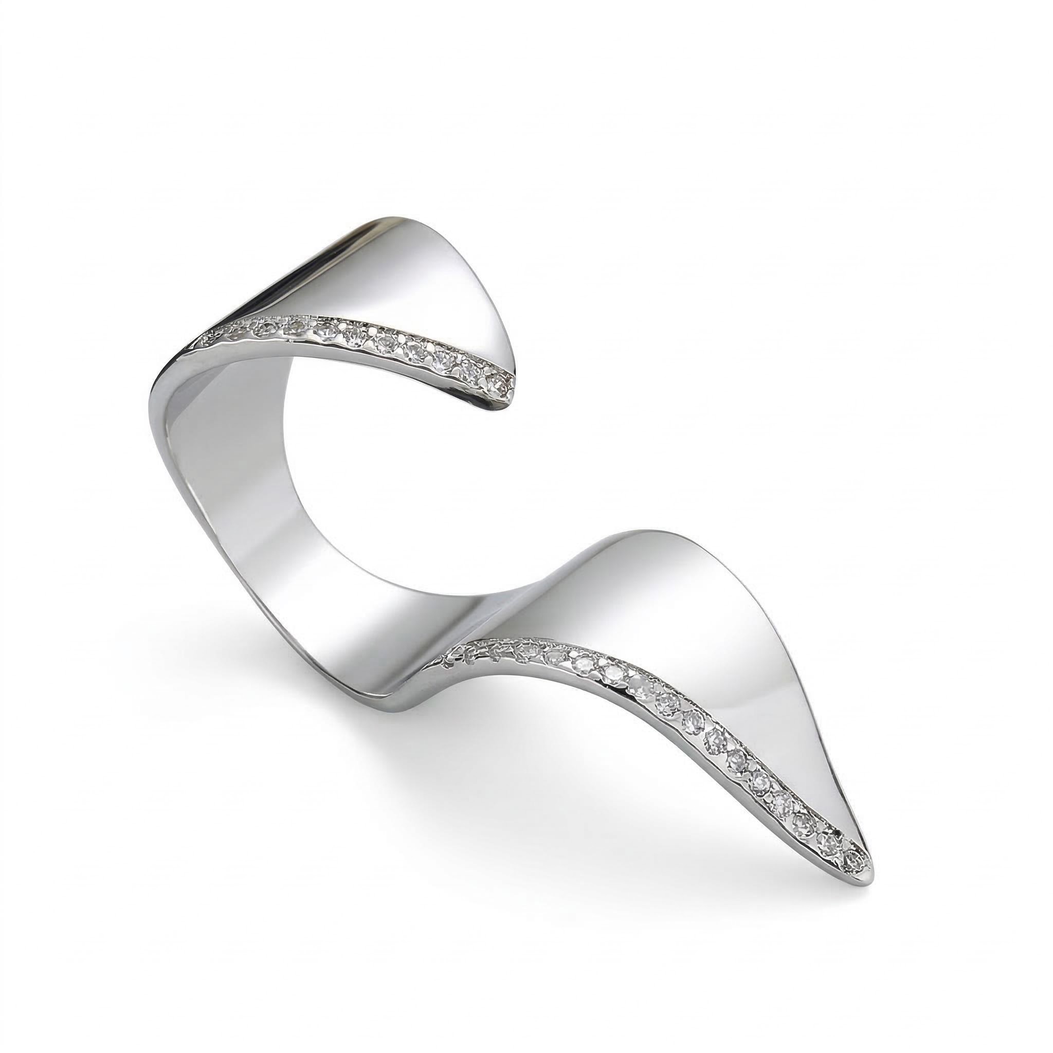 Exaggerated Irregular Open Ring