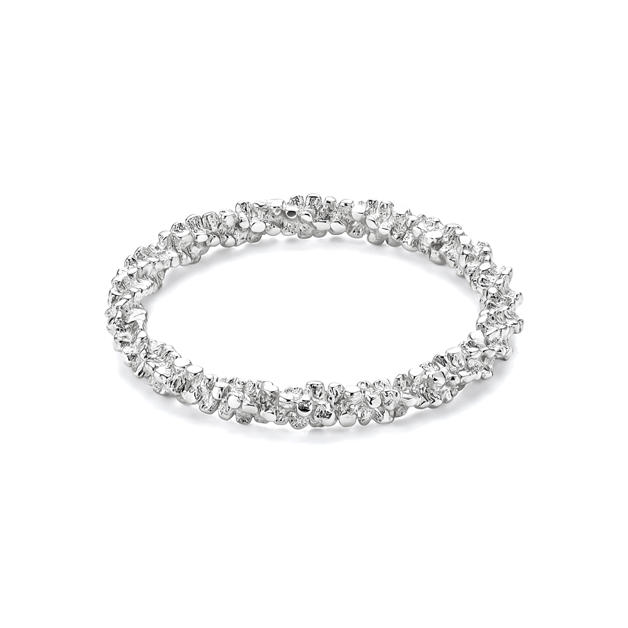 S925 Silver Gypsophila Ring