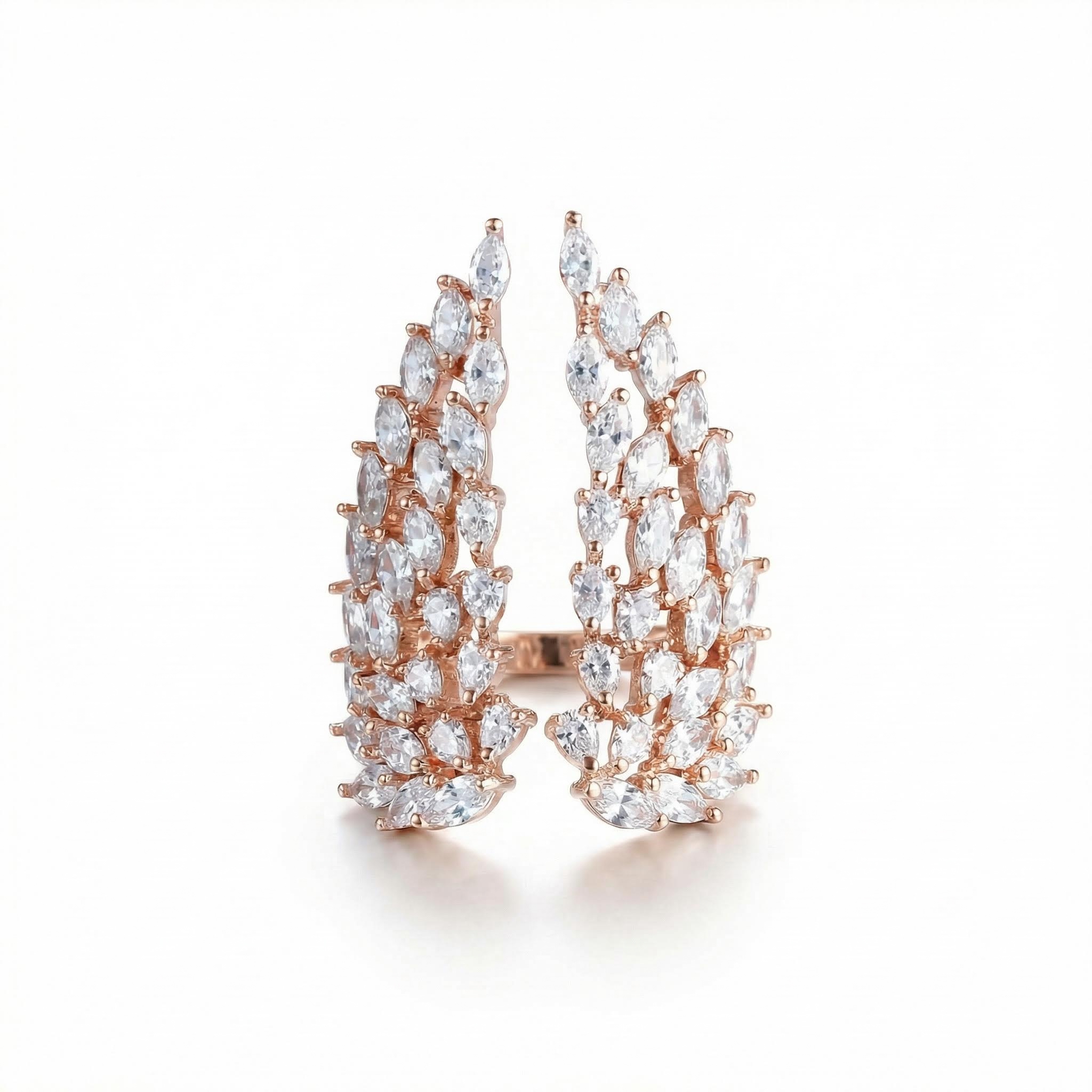  Iced Wings Adjustable Ring