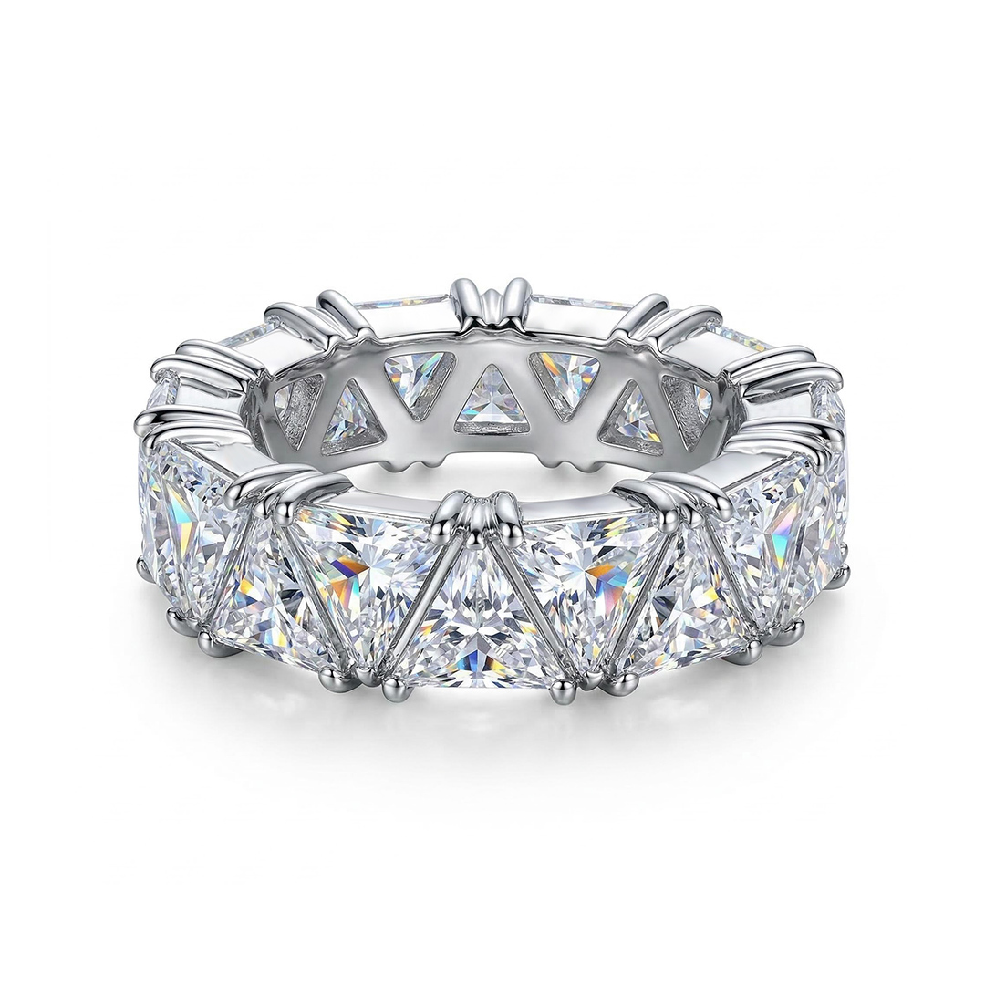 Iced Triangle Cut Ring Iced Triangle Cut Ring
