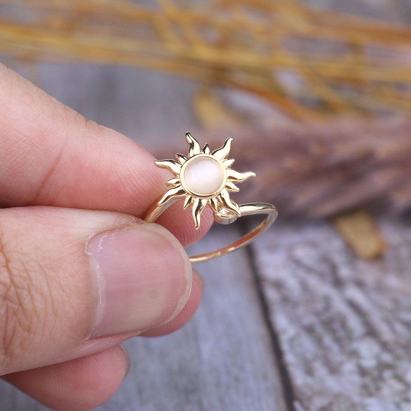  Sun Fidget Spinner Ring 