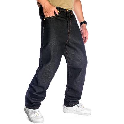 Men's Hip-hop Embroidered Printed Baggy Jeans