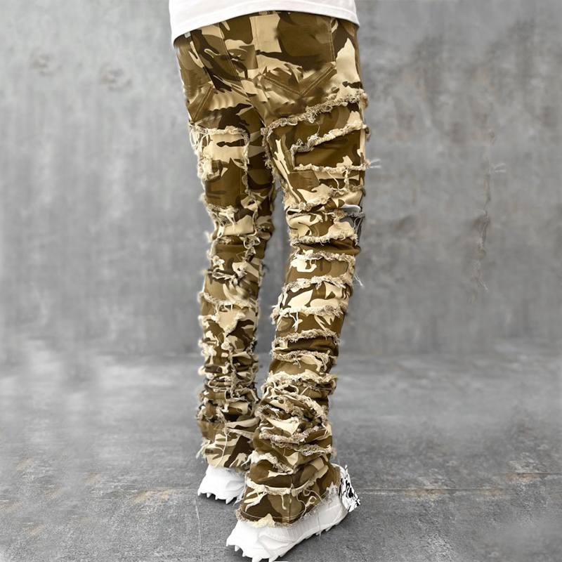Street Style Camouflage Jeans