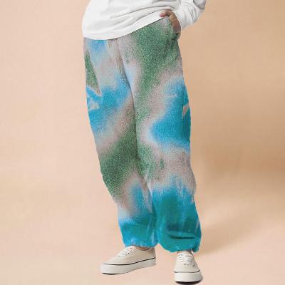 Flannel Unisex  Printed Casual Pants