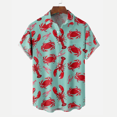 Summer Casual Men's Print Shirt