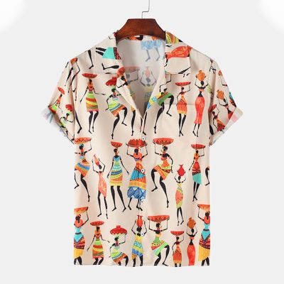 Exotic Belle Print Vacation Shirt